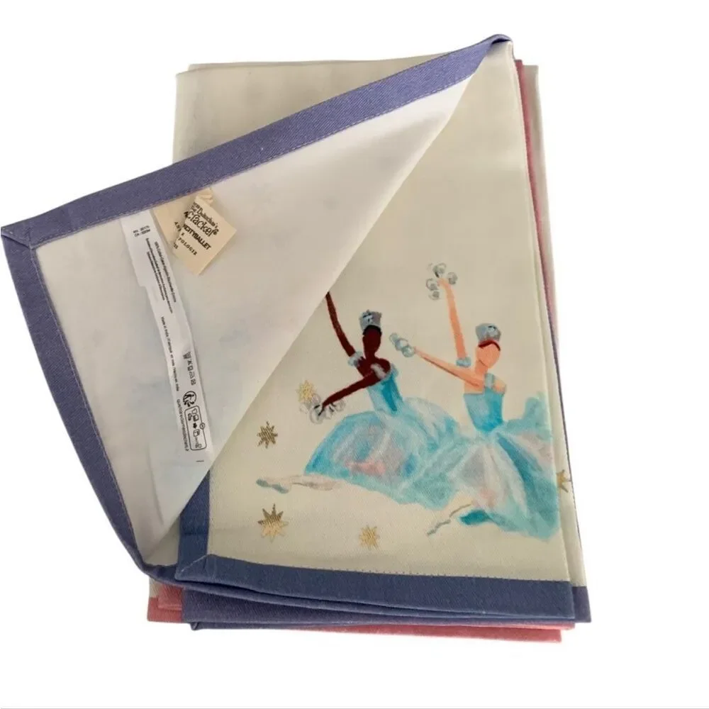 Anthropologie x New York City Ballet Nutcracker Napkins Set of 4 - New Holiday